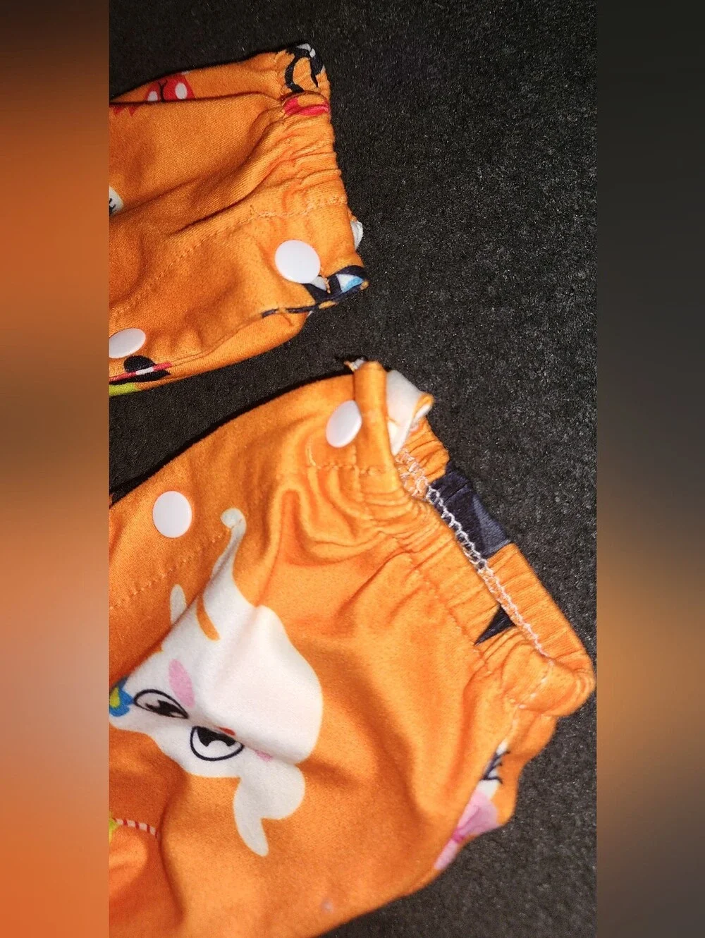 Halloween Romper Orange Baby 3/6 months Pre-owned skull bat spider
